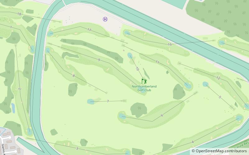 Gosforth Park location map