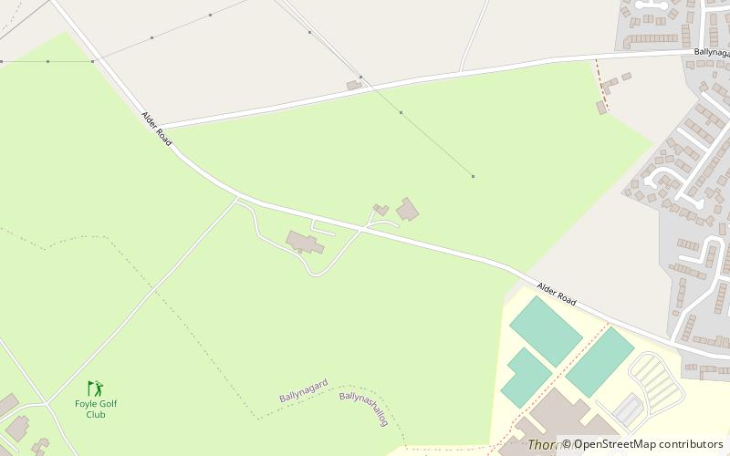 Foyle Golf Centre location map