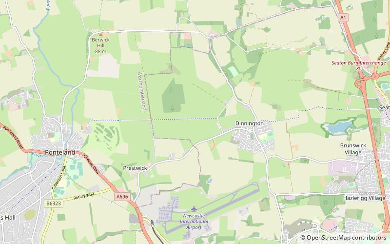 Prestwick Carr location map