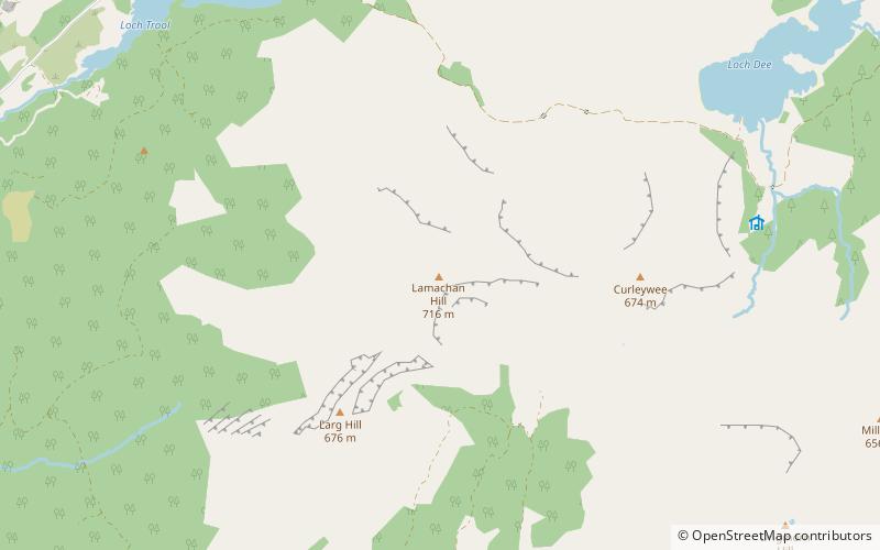 Lamachan Hill location map