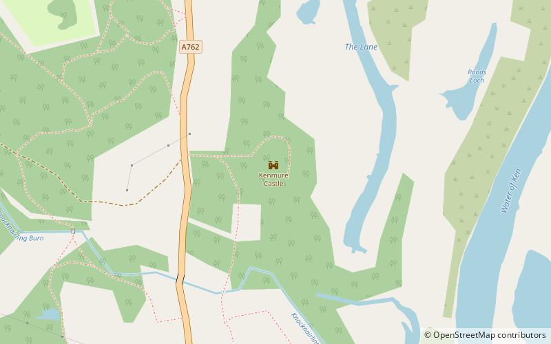 Kenmure Castle location map