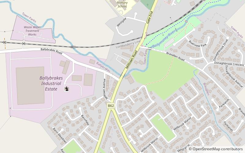 Milltown Road location map