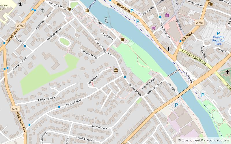 Dumfries Museum location map