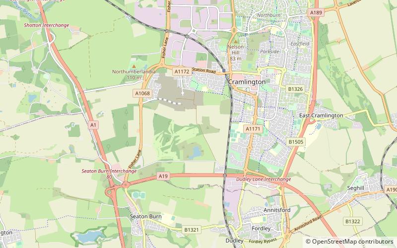 Arcot Hall Grasslands and Ponds location map