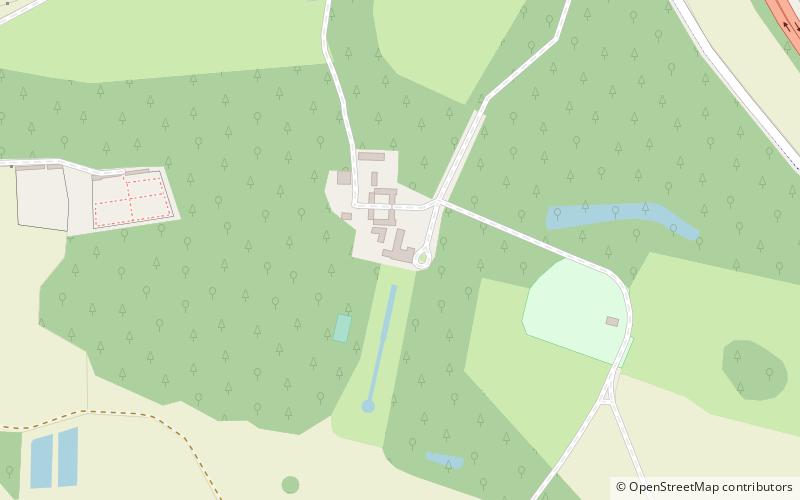 Blagdon Hall location map