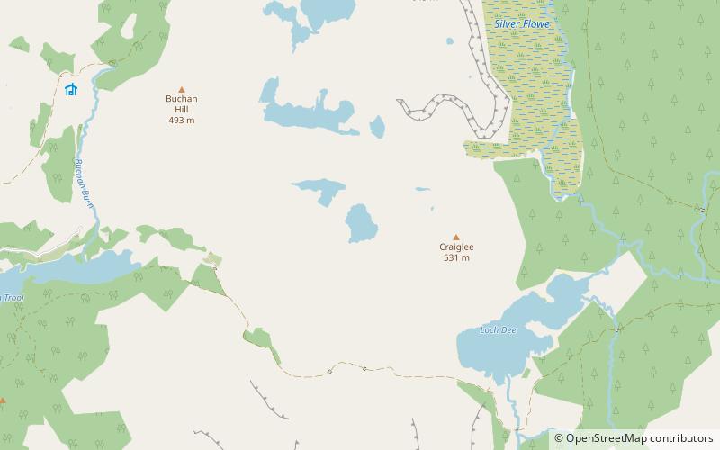 Round Loch of Glenhead location map