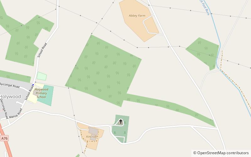 dercongal abbey location map