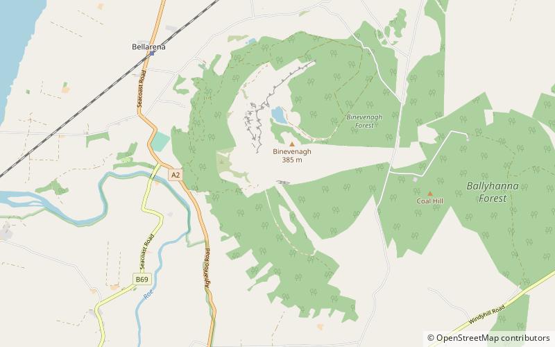 Binevenagh location map