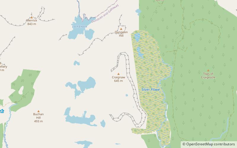 Craignaw location map