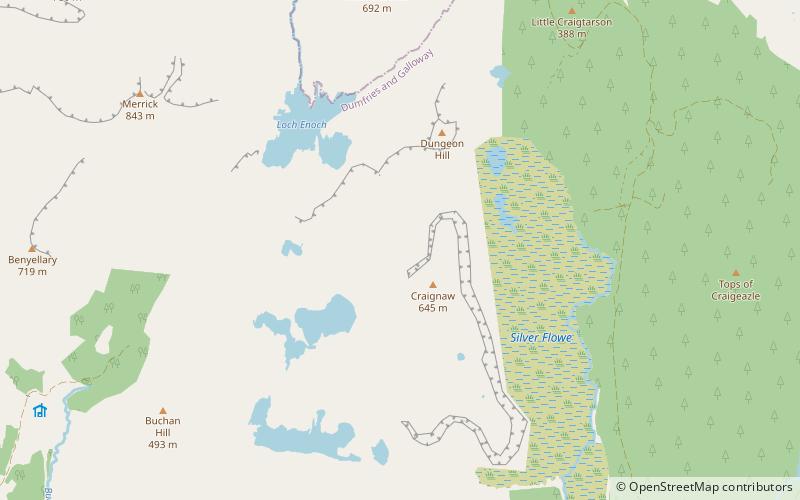 Galloway Forest Park location map