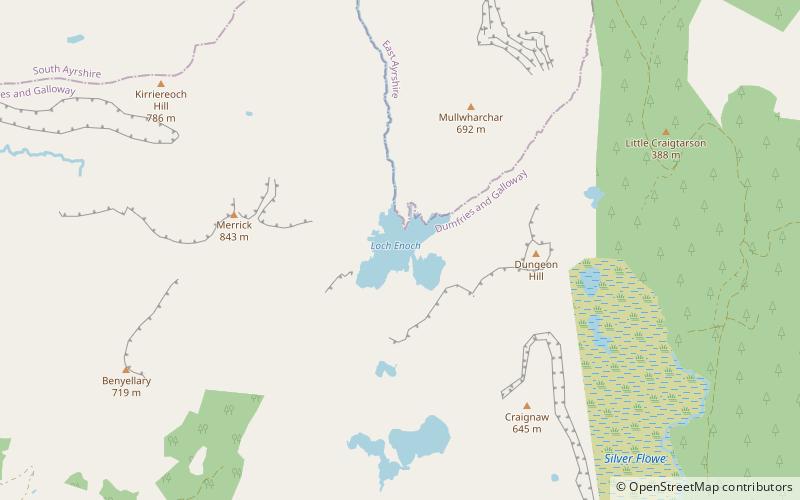 Loch Enoch location map