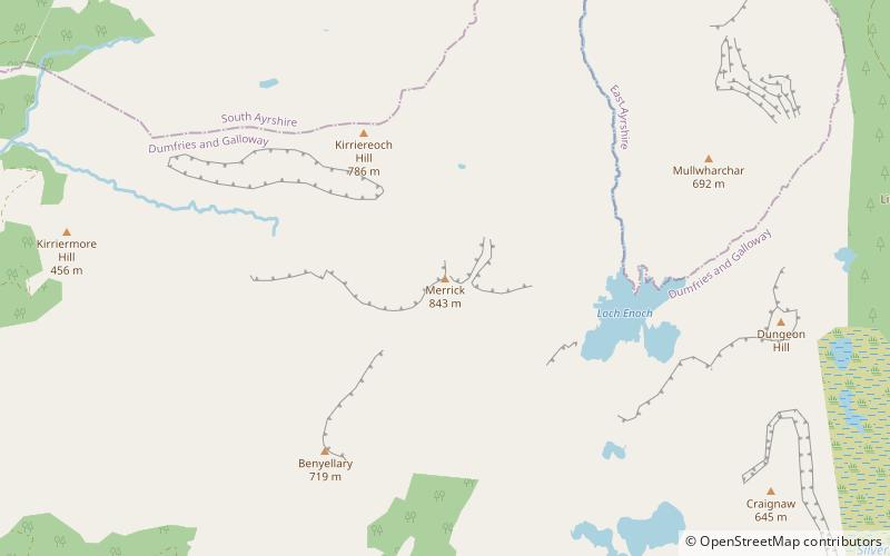Merrick location map