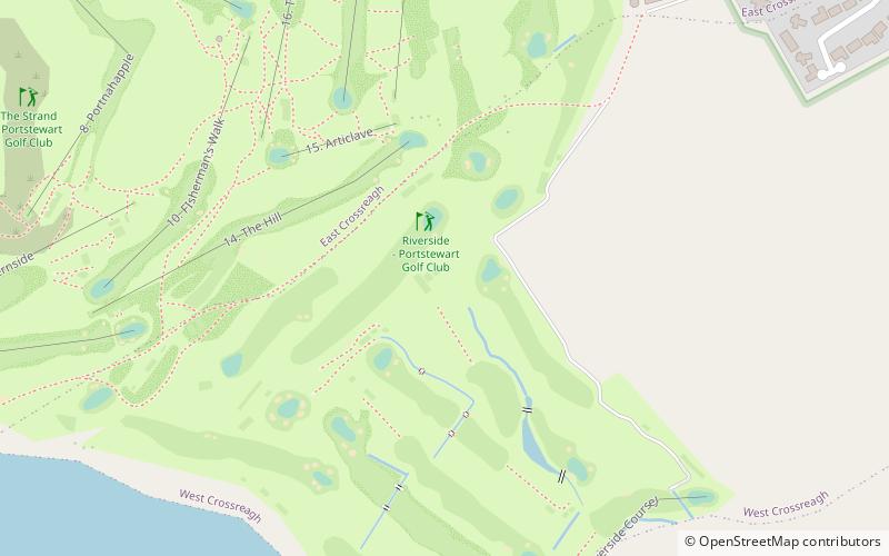 Portstewart Golf Club location map