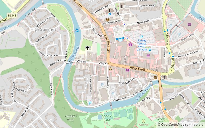 Morpeth Clock Tower location map