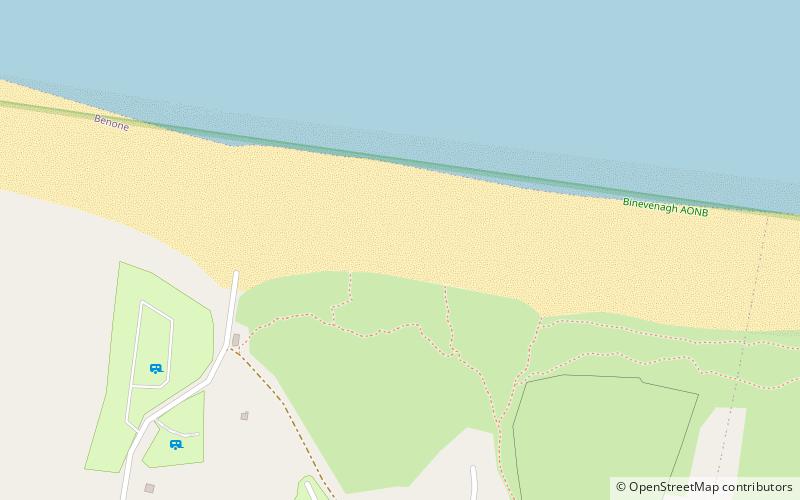 Downhill Strand location map
