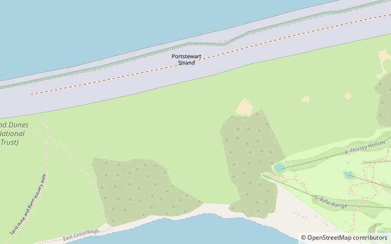 Portstewart Strand location map