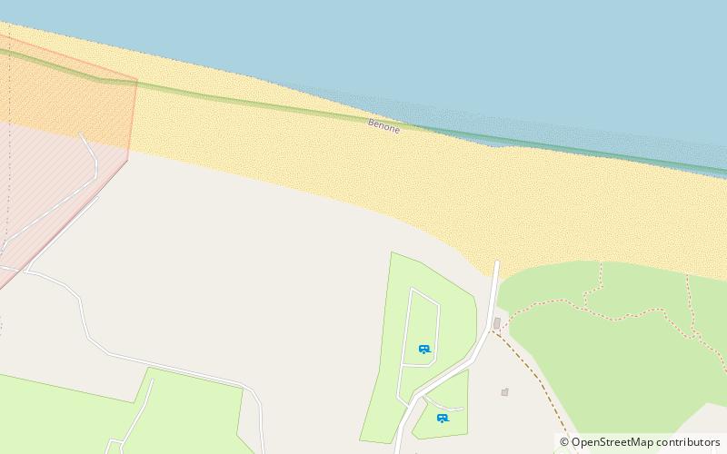 Benone location map