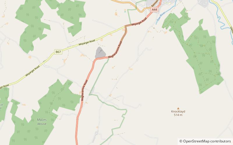 Glentaisie location map