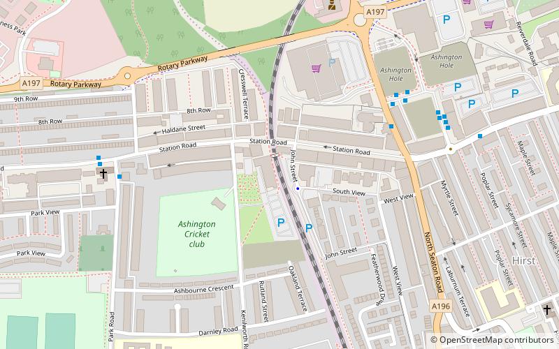 Ashington Town Hall location map