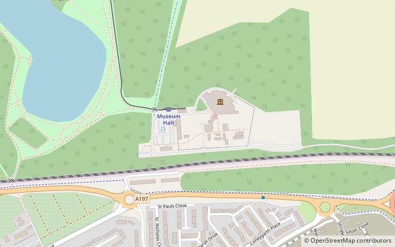 Woodhorn location map