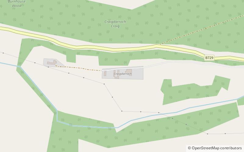 Craigdarroch House location map
