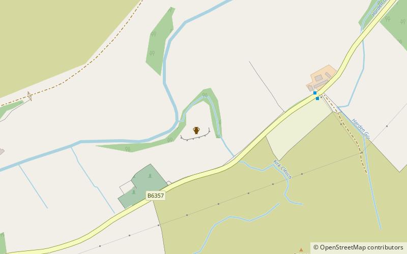 Liddel Castle location map