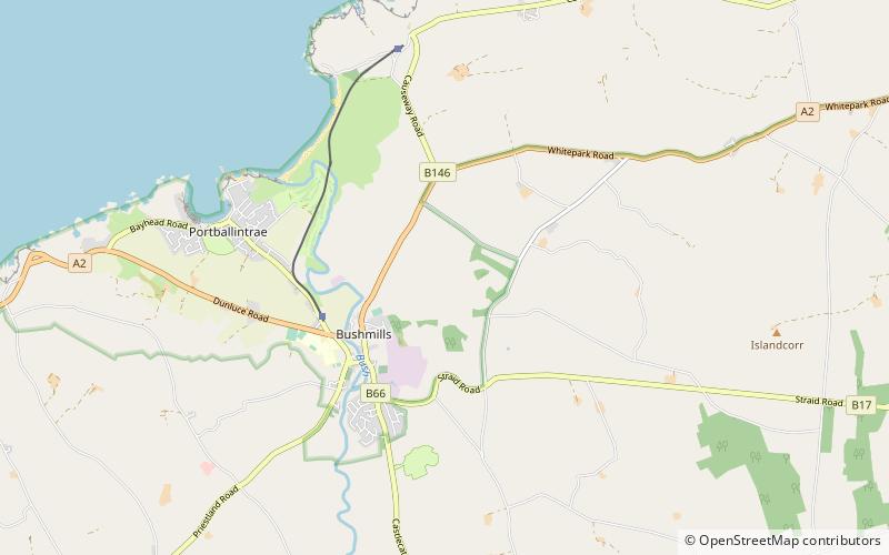 dundarave house bushmills location map