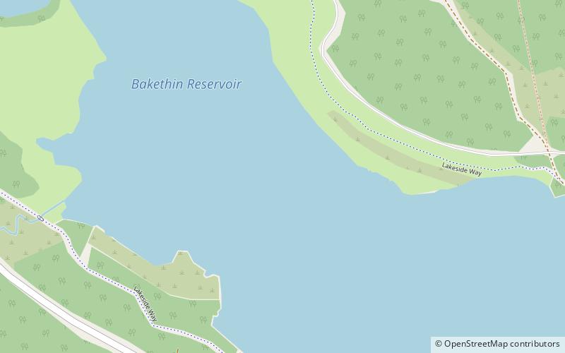 bakethin reservoir location map