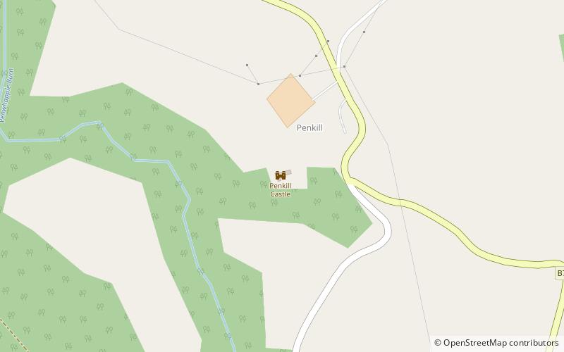 Penkill Castle location map