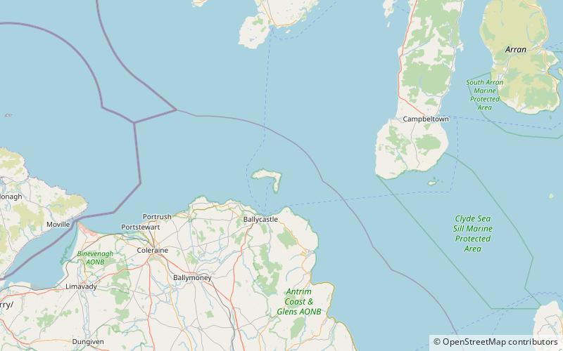 Rathlin Castle location map