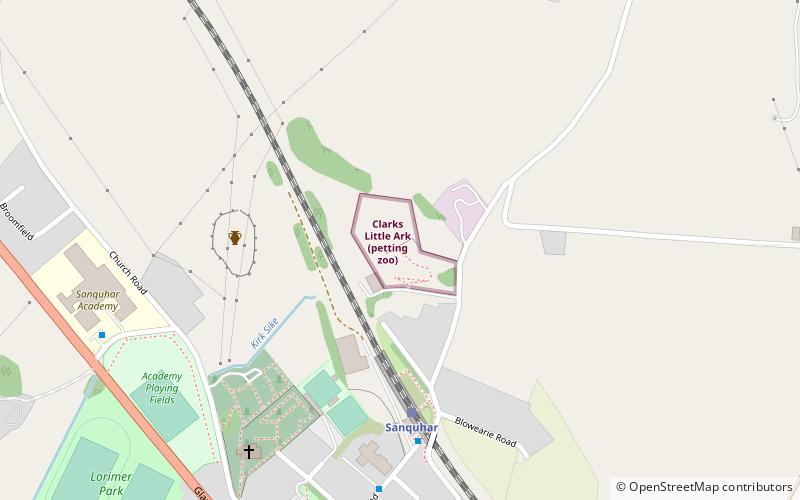 Clark's Little Ark Sanquhar location map