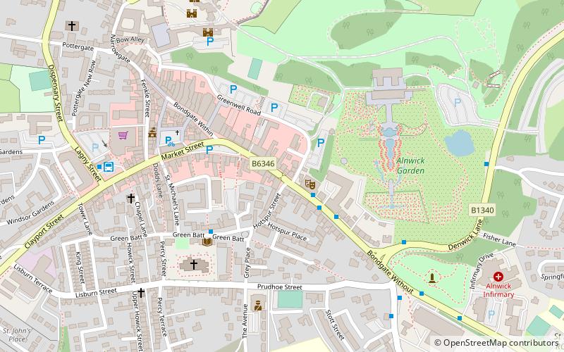 Bondgate Tower location map