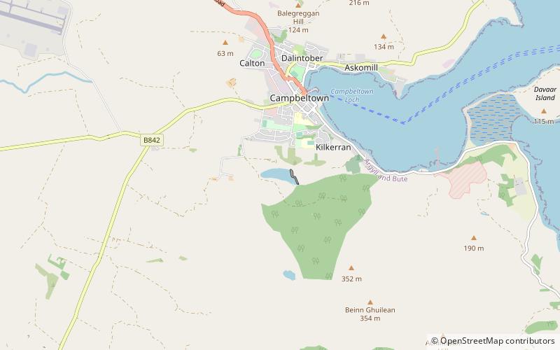 Crosshill Loch location map