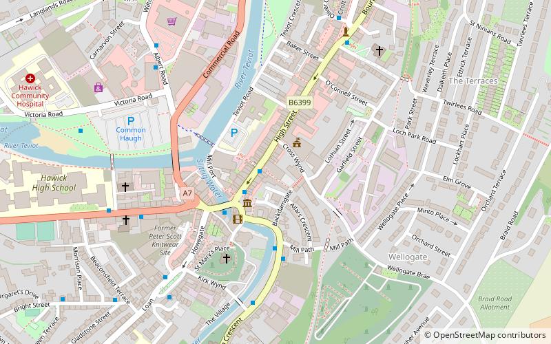 Cross Borders Drove Road location map