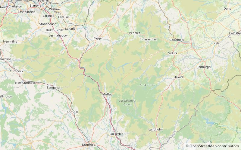 Loch Skeen location map