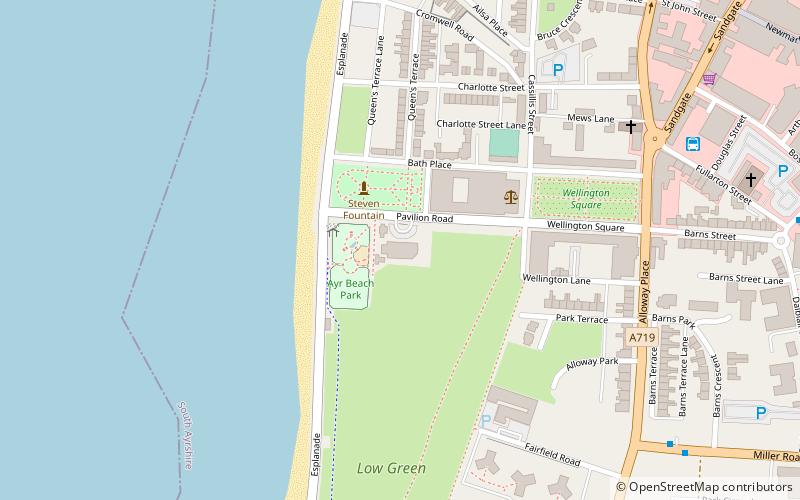 pirate petes ayr location map