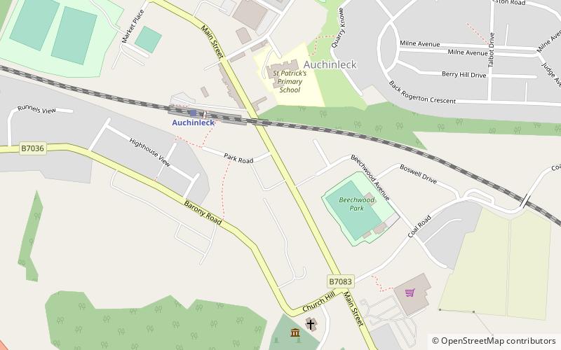 Auchinleck location map