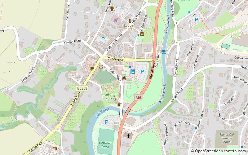 Jedburgh Town Hall location map