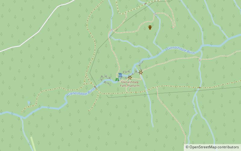 Eas a' Chrannaig location map