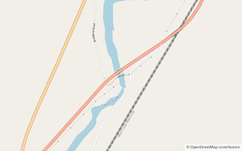 Clyde's Bridge location map