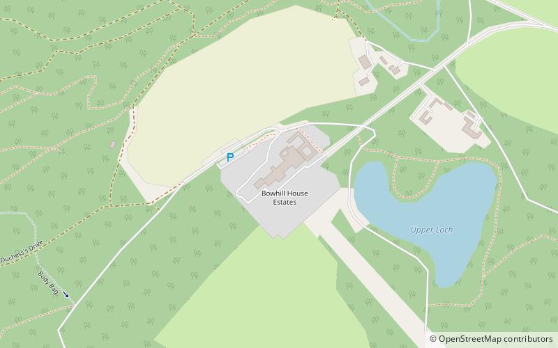 Bowhill House location map