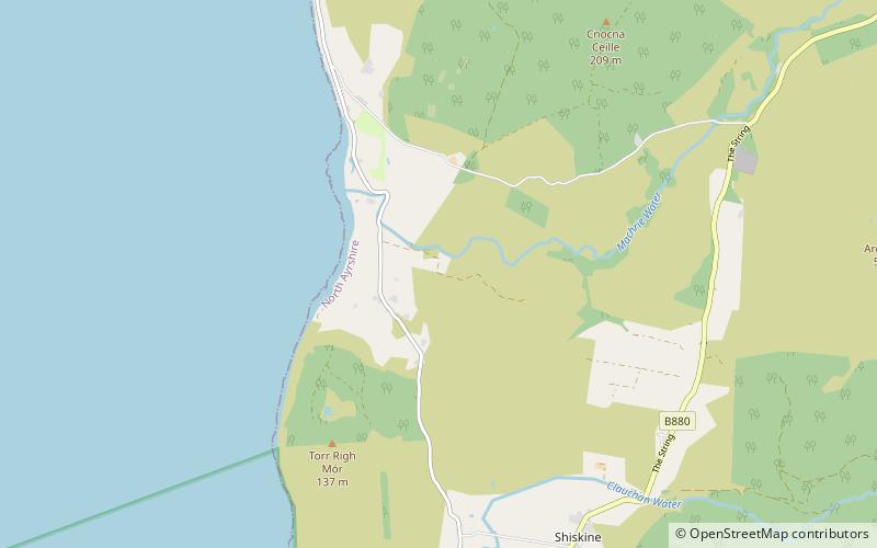 Moss Farm Road Stone Circle location map