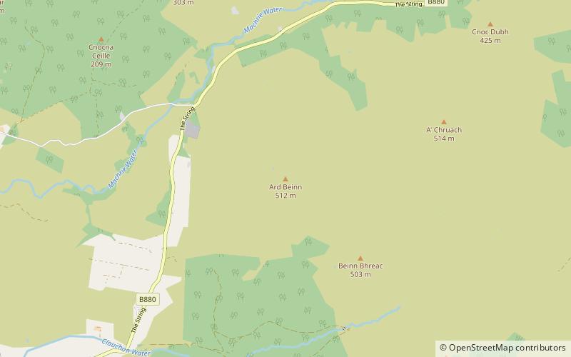 ard bheinn arran location map