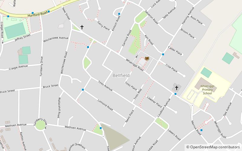 bellfield kilmarnock location map