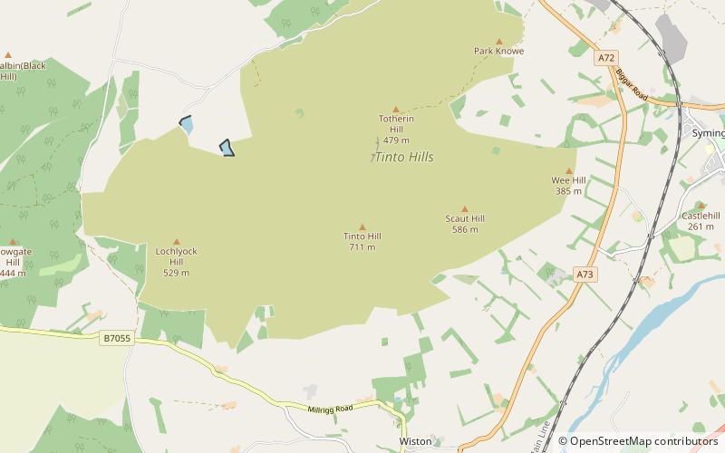 Tinto Hill location map