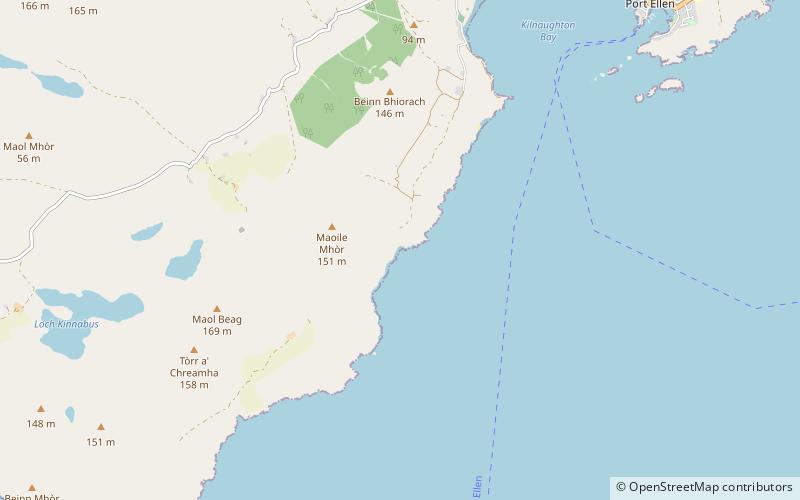 port an eas islay location map