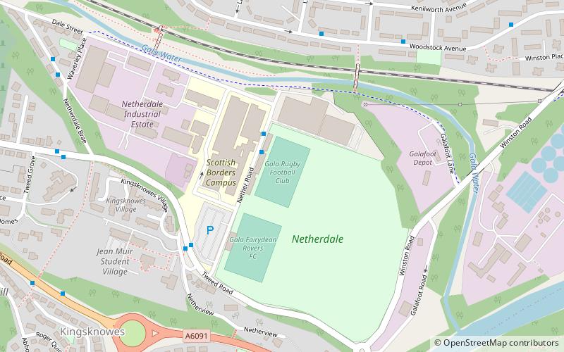 Netherdale location map