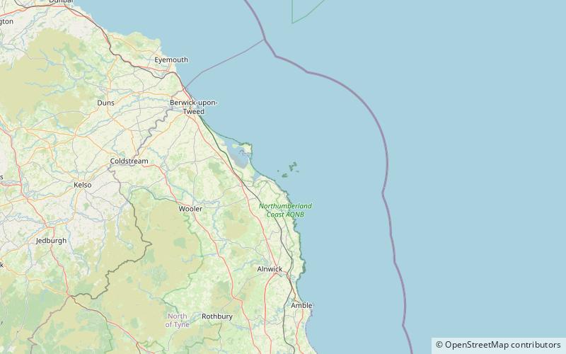 Latarnia morska Farne location map