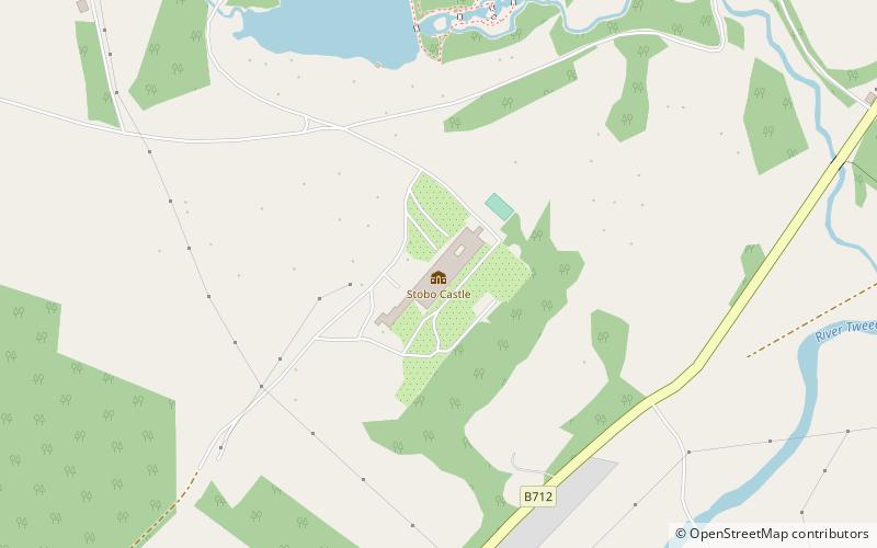 Stobo Castle location map