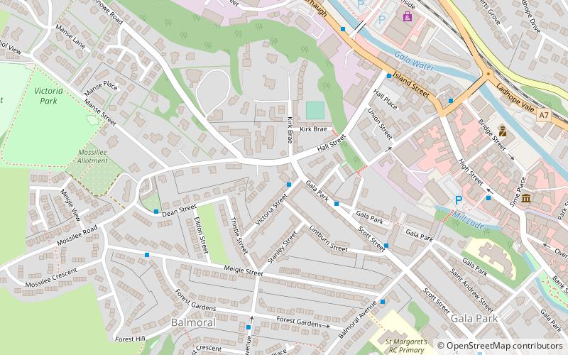 Galashiels Baptist Church location map